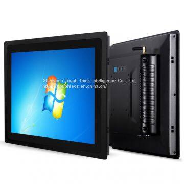 HMI Fanless Industrial Touchscreen All In One Panel PC 10.1