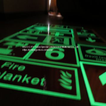 custom made Glow  exit Signage  sign