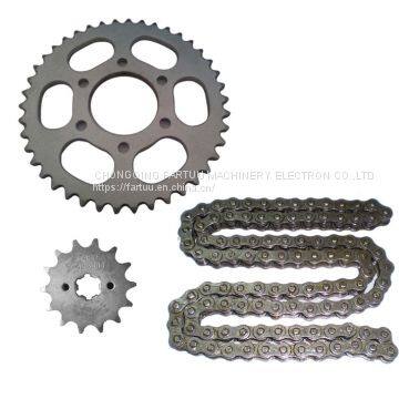 Bajaj Ct100 Motorcycle Roller Chain Sprocket Kit Price photo-2