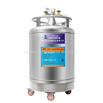 240L stainless steel cryogenic liquid nitrogen ice cream tank