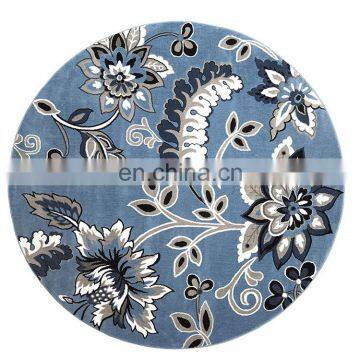Wholesale New Design Living Room Bedroom Decor Custom Printing Round Floor Carpet Contour Mat photo-3