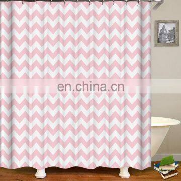 i@home fashionably modern home goods washable modern bathroom wholesale shower curtains pink