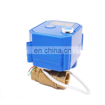 Electric water shut off valve, mini motorized valve 5v electric valve for industrial water working system