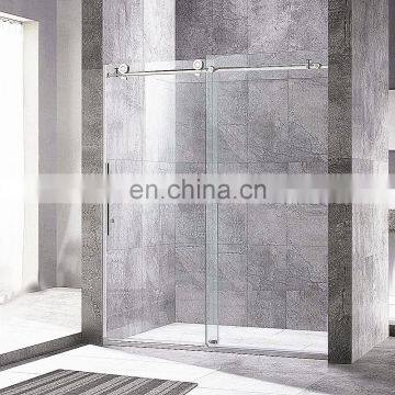 Frameless Tempered Glass Square Shower Room