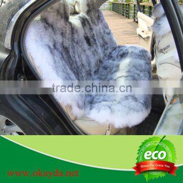 Leather fur car seat cover sheepskin