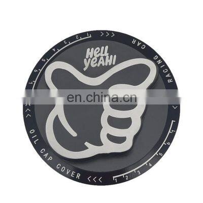 Multicolor Anodized Aluminum Car Engine Locking Oil Fuel Filler Cover photo-4