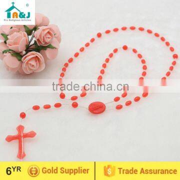 Glow-in-the-Dark Plastic Bead Rosary