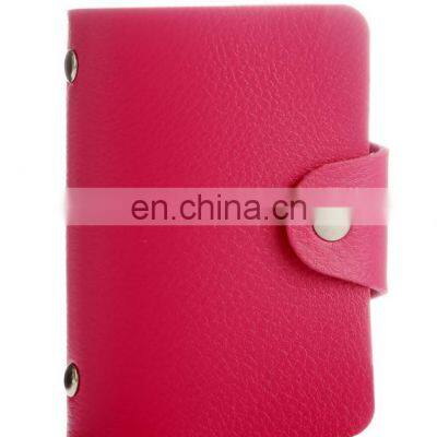 2018 Fashion Pu Function 24 Bits Card Case Business Card Holder Men Women Credit Passport Card Bag Id Passport Card Wallet H077 photo-3