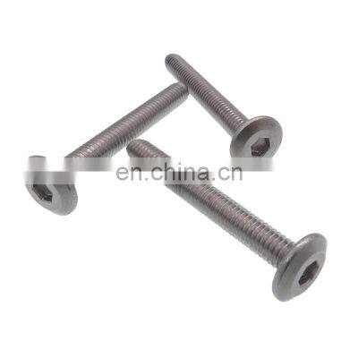 black oxide flat head machine screws for musical instruments