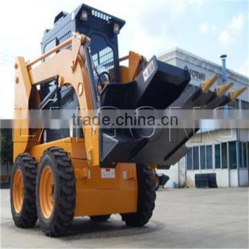 China Bucket Loader With 27x8.5-15 Skid Steer Tires