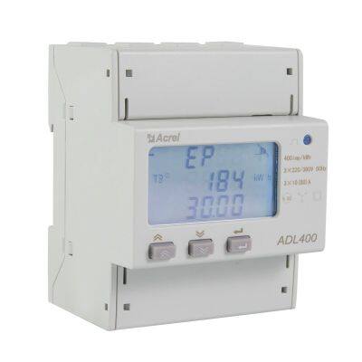 High quality Acrel ADL400 din rail 3phase 4wire 220/380V energy meter for power consumption monitoring with MID certificate