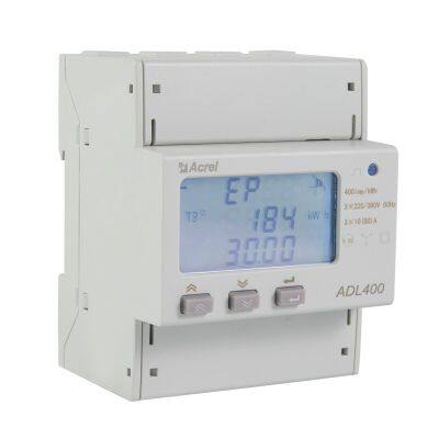 High Quality Acrel ADL400/F Multi Tariff Energies Din Rail 3phase 4wire 220/380V Energy Meter for Power Consumption Monitoring With MID Certificate
