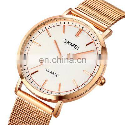 Popular SKMEI 1664 Men Stainless Steel Watch 30M Waterproof Custom Your Own Brand Minimalist Quartz Watch