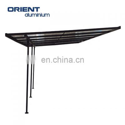 High quality Aluminum Dark Grey Metal Pergola producer