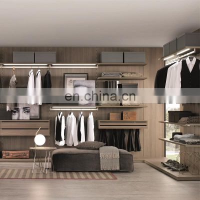 Hot sale bedroom clothes wardrobe Customized walk in wardrobe