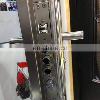 Luxury Prehung Apartment Metal Entry Security Door Frame Design Best Security Doors for Homes photo-2