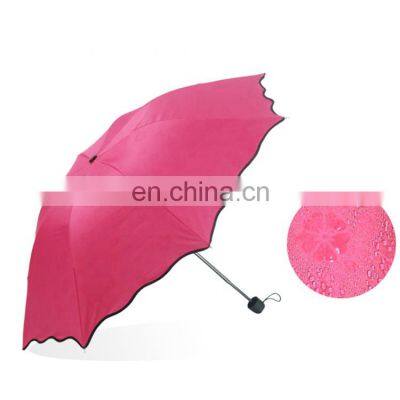 Flower Umbrella Blossom When Wet Rain Umbrellas with Logo Prints