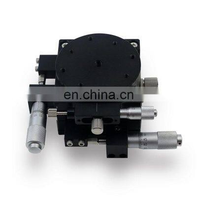 XYR60-L 60*60mm XYR 3Axis Manual Displacement Platform High Precision Sliding Table photo-2