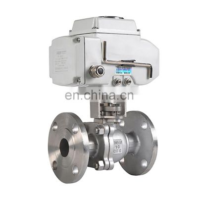 12V 24V 4 inch Double Flange High Pressure Motorized Electric Electric Actuated Ball Valve