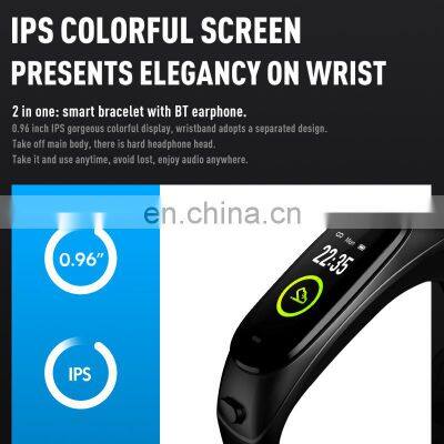 Custom Wristbands Wireless Headphones Heart Rate Monitoring Smartwatch Earphone 2 in 1 Smart Watch With Headset Smart Bracelet photo-5