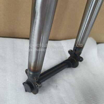 Cromoly Steel Bicycle Fork CR-MO 4130 Fixed Gear Bike Fork photo-3