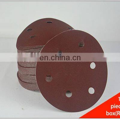 Waterproof Abrasive Papers Polishing Sanding Abrasive Paper Universal 5 Inch 6 Holes Sand Disc photo-3