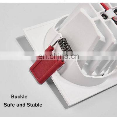 White And Black Aluminum COB Indoor Recessed LED Spotlight Lamp Ceiling LED Spot Downlight For Home