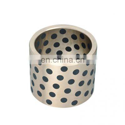 Casting Solid Lubricating Bearing with Copper Base Bushing For Rolling Machines Ship Engine Parts