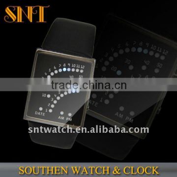 new arrival LED watch,leather band