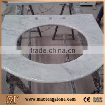 Beautiful Design Bianco Carrara White Carrera Italy Marble Vanity Tops