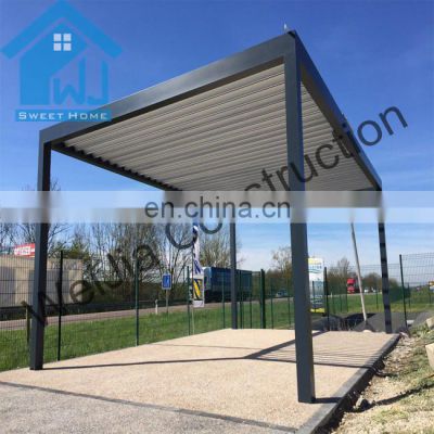 Aluminium Alloy Waterproof Sunshade Cover Roof Hotel Pergola