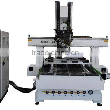 MDF/Plastic/Wood/Plexiglas/Organic/Acrylic 4 axis cnc router engraver machine with ATC