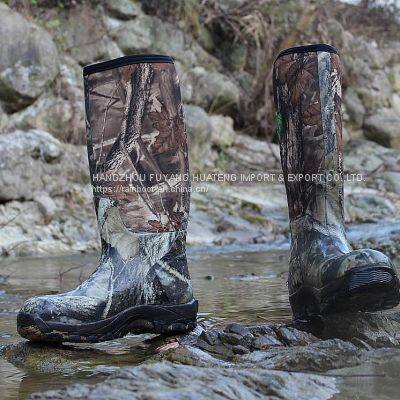 Camo Rubber Boots,Hunting Camo Boots,Safety Rubber Boots,Forest Camo Rain Boots,Loggers Boots photo-5
