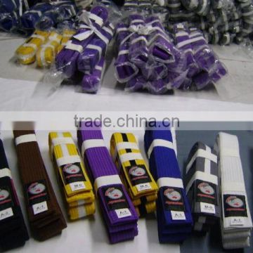 Jiu-Jitsu Belt With Custom Logo (white,blue,black,purple,brown,green,yellow,orange,grey,green) photo-2