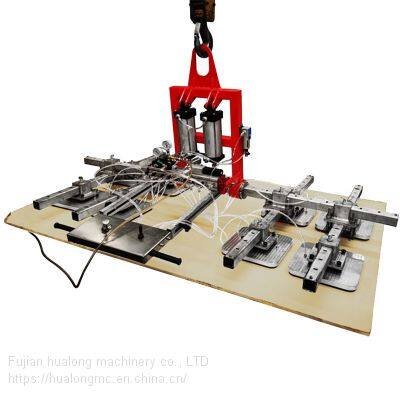 Hualong Machinery Vacuum Glass Lifter Sucker for Glass Carrying With Manual Rotation and Flip Granite Marble Quartz