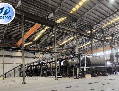 Favorable Prices Semi-continuous Waste Tyre Plastic Pyrolysis Equipment Pyrolysis Plant For Sale photo-5