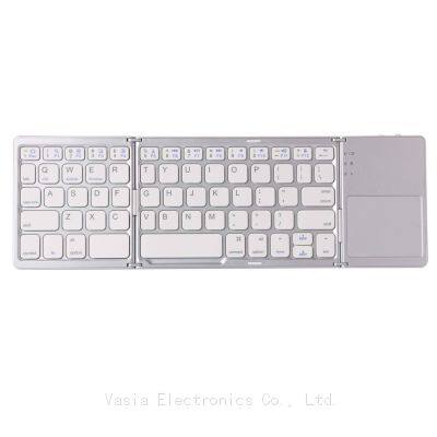 Custom keyboard foldable italian layout bluetooth folding keyboard wireless keyboard with touchpad