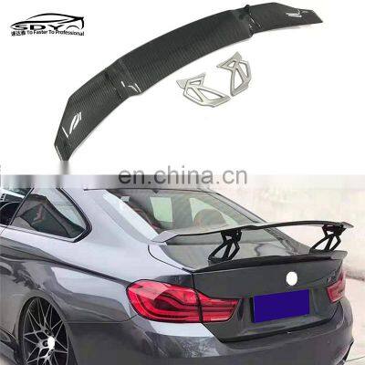 V Style High Quality Carbon Fiber Rear Spoiler Trunk Spoiler lip for BMW M2 M3 M4 M5