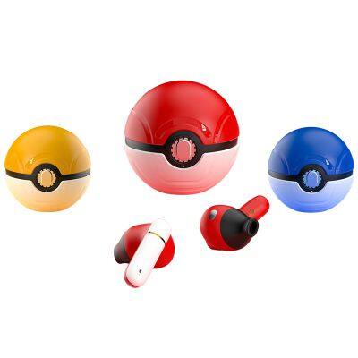 Fashion pioneer ear art light V5.4 6H PC bluetooth wireless Pokemon Pikachu earphones design Headphones for Office focus weapon