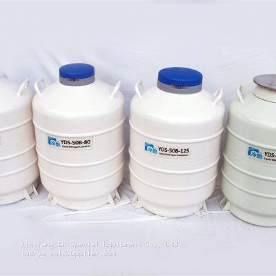 Transportation Type Cryopreservation Liquid Nitrogen Container Yds-50 of Embryo Artificial Insemination Kit