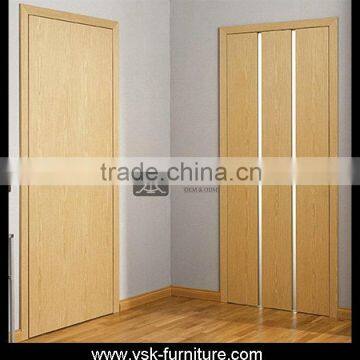 DO-081 White Ash Wood Door For Bedroom