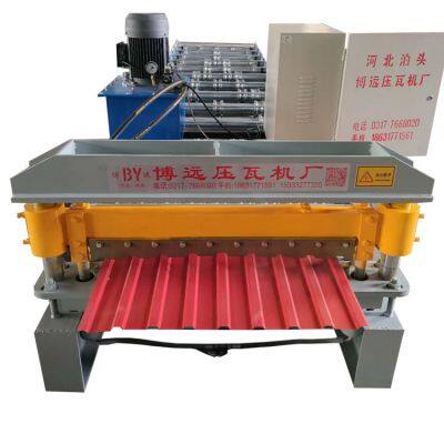 Color steel roof tile making machine, metal corrugated board forming machine, fully automatic tile pressing machine