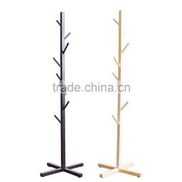 Wholesale Cheap Convenient Black Wooden Coat Rack for Clothes photo-5