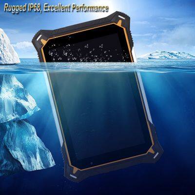 8 Inch IP68 Waterproof Rugged Tablet 1920*1200 FHD Display Android 12 6+128GB 10000mAh Rugged Tablet PC With Dual SIM Card Slots