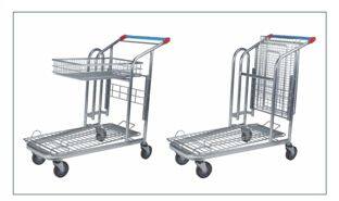 Multipurpose Metal Cage Cart Works as Hand Trolley & Logistics Tool
