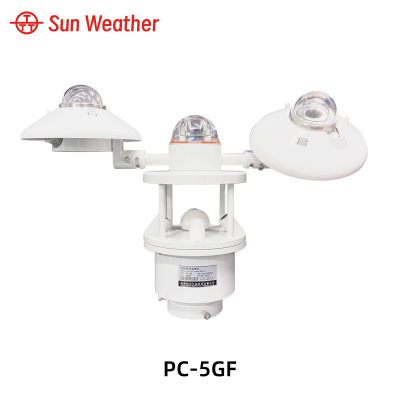 PC-5GF Complete Industrial Meter Solar PV Weather Monitoring Station With Meteorological Sensor