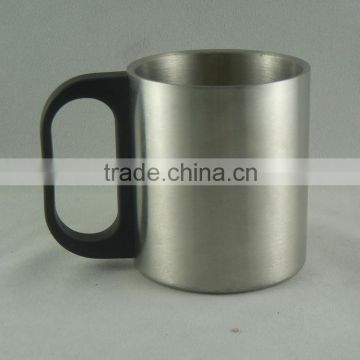 Small Mouse Shaped Double Wall Stainless Steel Coffee Mug With Plastic Lid