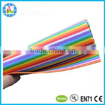 2mm thick stripe eva sheet with various size