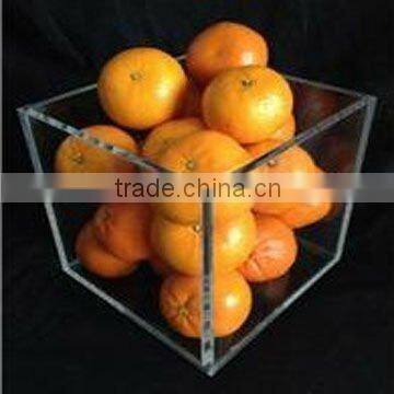fantastic transparent lucite fruit dish