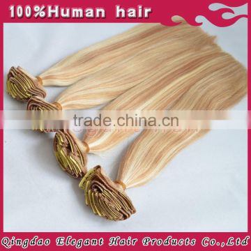 high grade top quality no tangle no shedding full head colored clip in hair extension